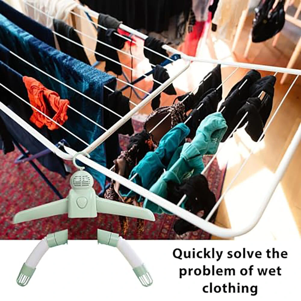 (image for) 150W Portable Drying Clothes Hanger Shoe Dryer Smart Home Small Dryer Warm Air Clothes Dryer for Home Business Trip